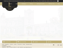 Tablet Screenshot of luttrellstowncastle.com